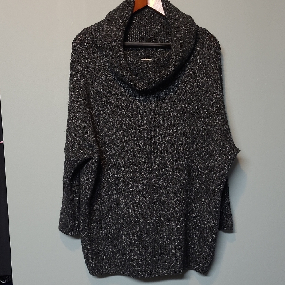 Dreamers Black Cowl Neck Sweater